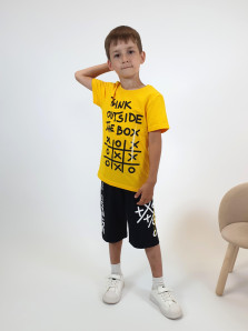 Комплект для мальчика (джемпер+шорты)