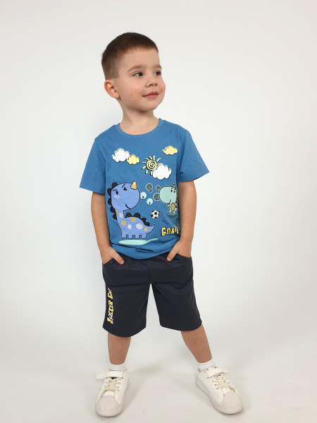 Комплект для мальчика (фуфайка+шорты)