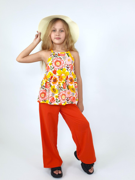 Комплект для девочки (джемпер+ брюки)