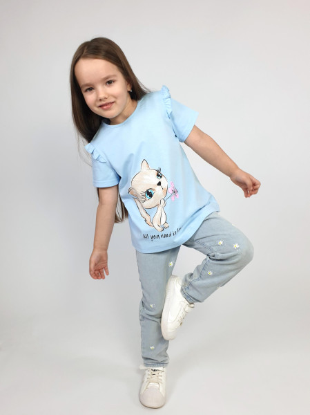 Фуфайка для девочки