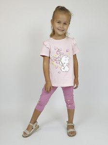 Комплект для девочки (фуфайка+ лосины)