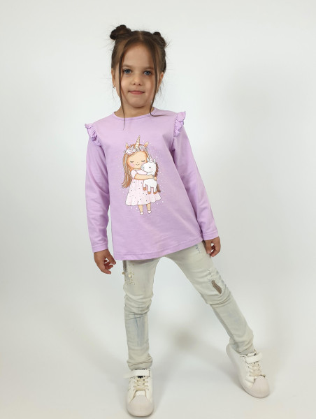 Фуфайка для девочки