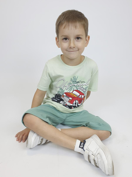 Комплект для мальчика (фуфайка+шорты)