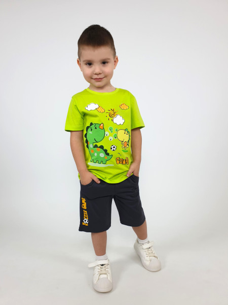 Комплект для мальчика (фуфайка+шорты)