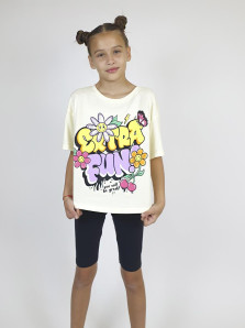 Комплект для девочки (фуфайка+лосины)