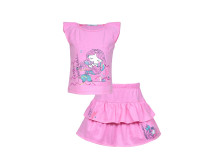 Комплект для девочки (фуфайка и юбка)