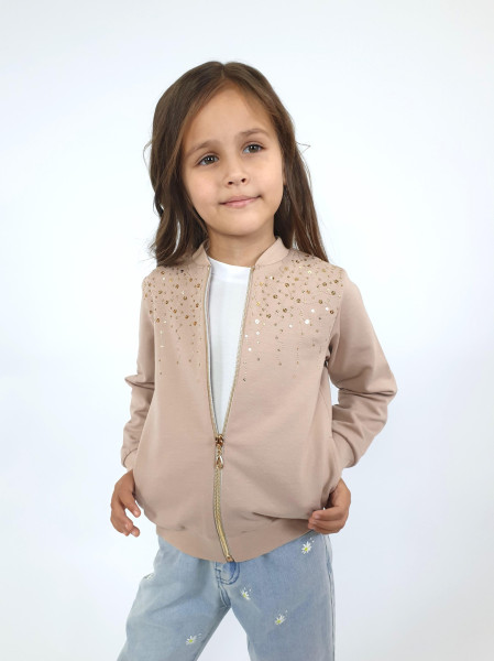 Джемпер (бомбер) для девочки