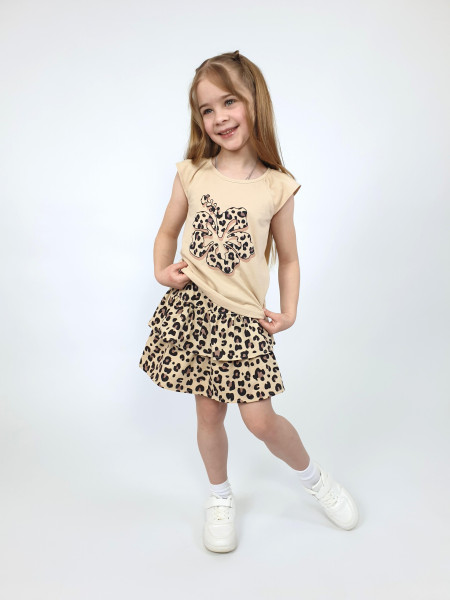 Комплект для девочки (джемпер+ юбка)