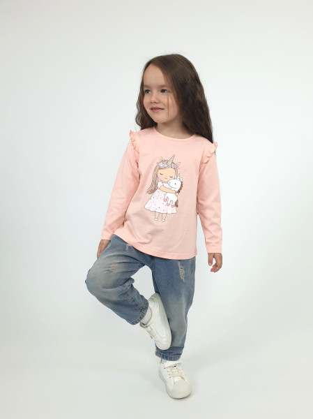 Фуфайка для девочки