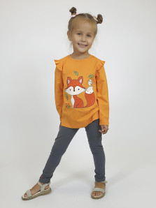 Комплект для девочки (фуфайка+ лосины)