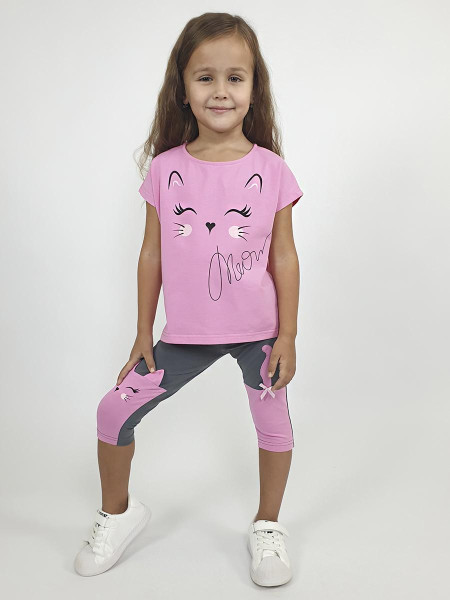 Комплект для девочки (фуфайка+ лосины)