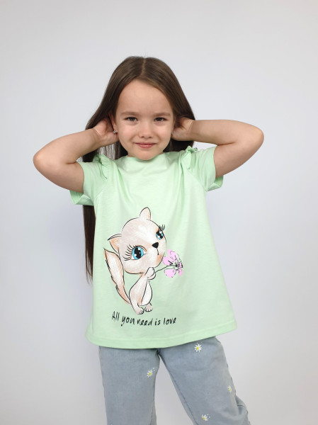 Фуфайка для девочки