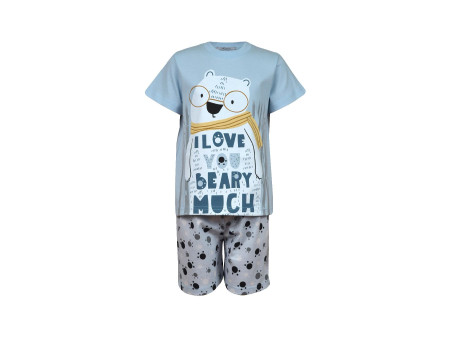 Пижама для мальчика (фуфайка и шорты)