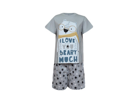 Пижама для мальчика (фуфайка и шорты)