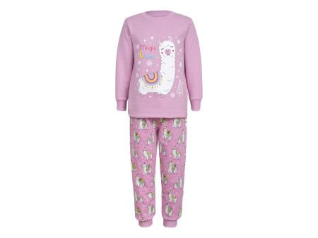 Пижама для девочки (фуфайка и брюки)