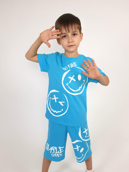 Комплект для мальчика (фуфайка+шорты)