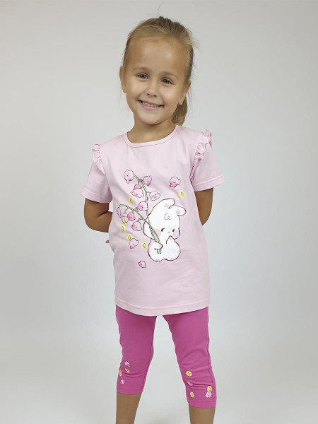 Комплект для девочки (фуфайка+ лосины)