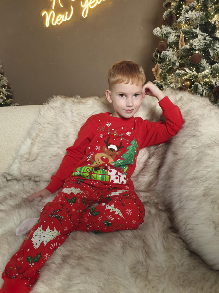 Пижама для мальчика (фуфайка и брюки)
