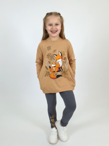 Комплект для девочки (джемпер+ лосины)