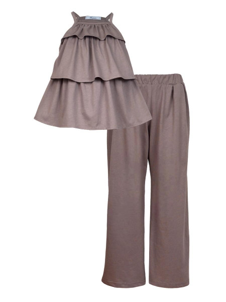 Комплект для девочки (джемпер+ брюки)