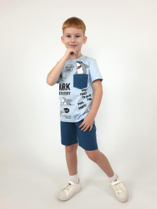 Комплект для мальчика (фуфайка+шорты)