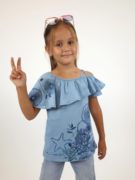 Фуфайка для девочки