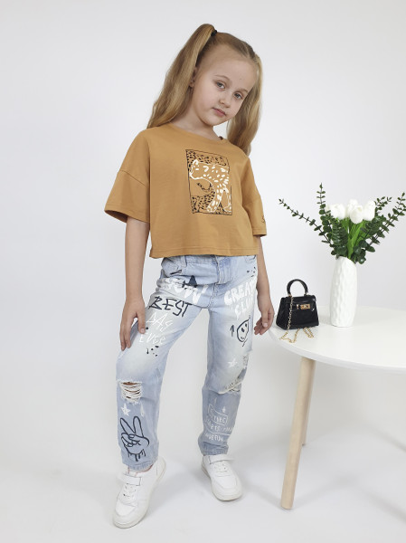 Фуфайка для девочки