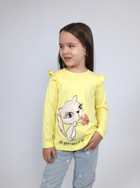 Фуфайка для девочки