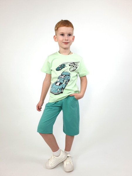 Комплект для мальчика (джемпер+шорты)