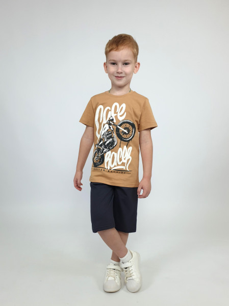 Комплект для мальчика (джемпер+шорты)