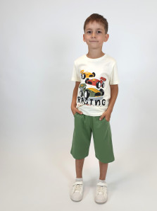 Комплект для мальчика (джемпер+шорты)