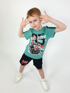 Комплект для мальчика (фуфайка+шорты)