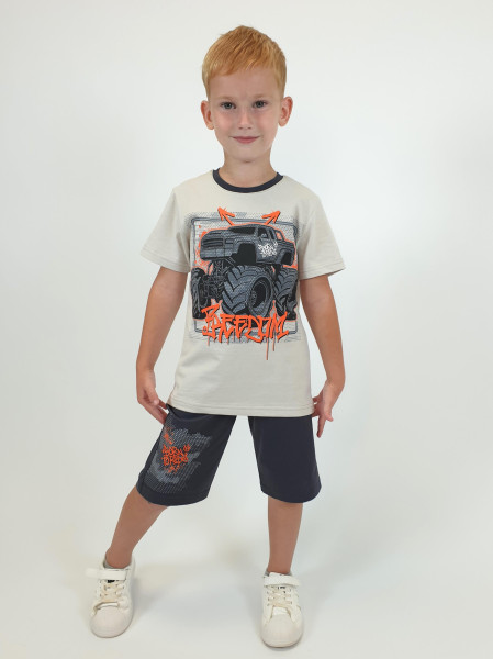 Комплект для мальчика (джемпер+шорты)