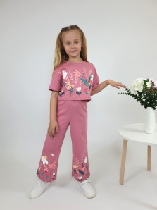 Комплект для девочки (фуфайка+ брюки)