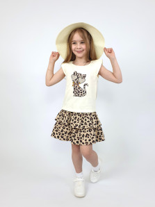 Комплект для девочки (джемпер+ юбка)