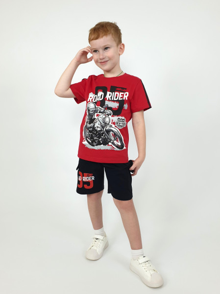 Комплект для мальчика (фуфайка+шорты)