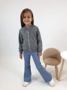 Джемпер (бомбер) для девочки