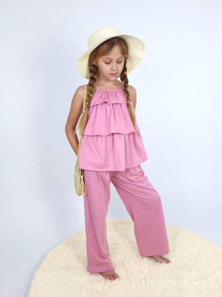 Комплект для девочки (джемпер+ брюки)