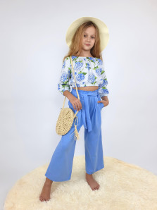 Комплект для девочки (фуфайка и брюки)