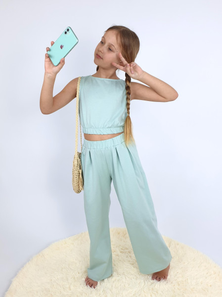 Комплект для девочки (джемпер+ брюки)