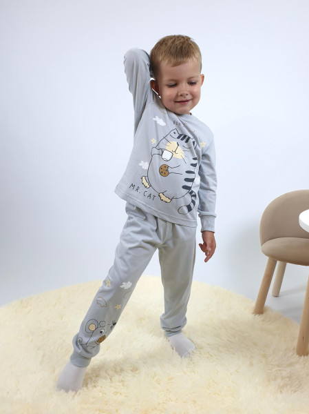 Пижама для мальчика (фуфайка и брюки)