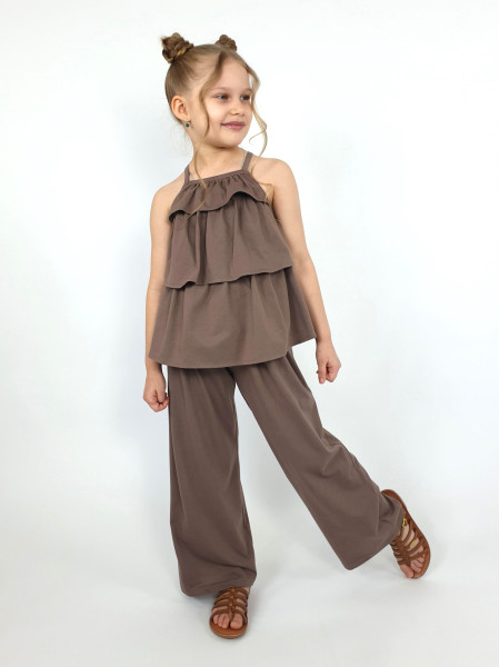 Комплект для девочки (джемпер+ брюки)