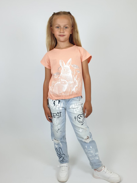 Фуфайка для девочки