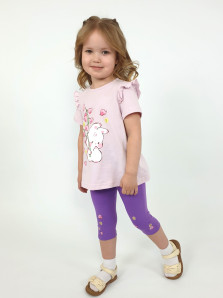 Комплект для девочки (фуфайка+ лосины)