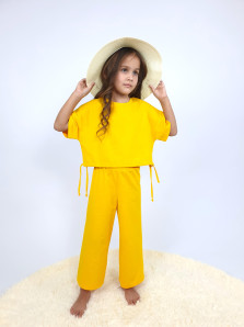 Комплект для девочки (фуфайка и брюки)