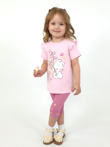 Комплект для девочки (фуфайка+ лосины)