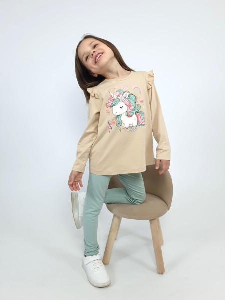 Комплект для девочки (джемпер+ лосины)