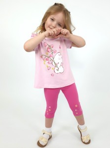 Комплект для девочки (фуфайка+ лосины)