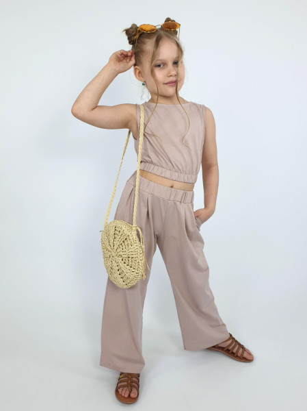 Комплект для девочки (джемпер+ брюки)