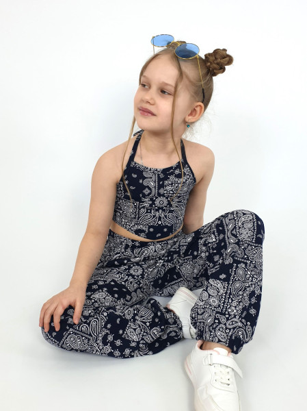 Комплект для девочки (джемпер(топ)+брюки)